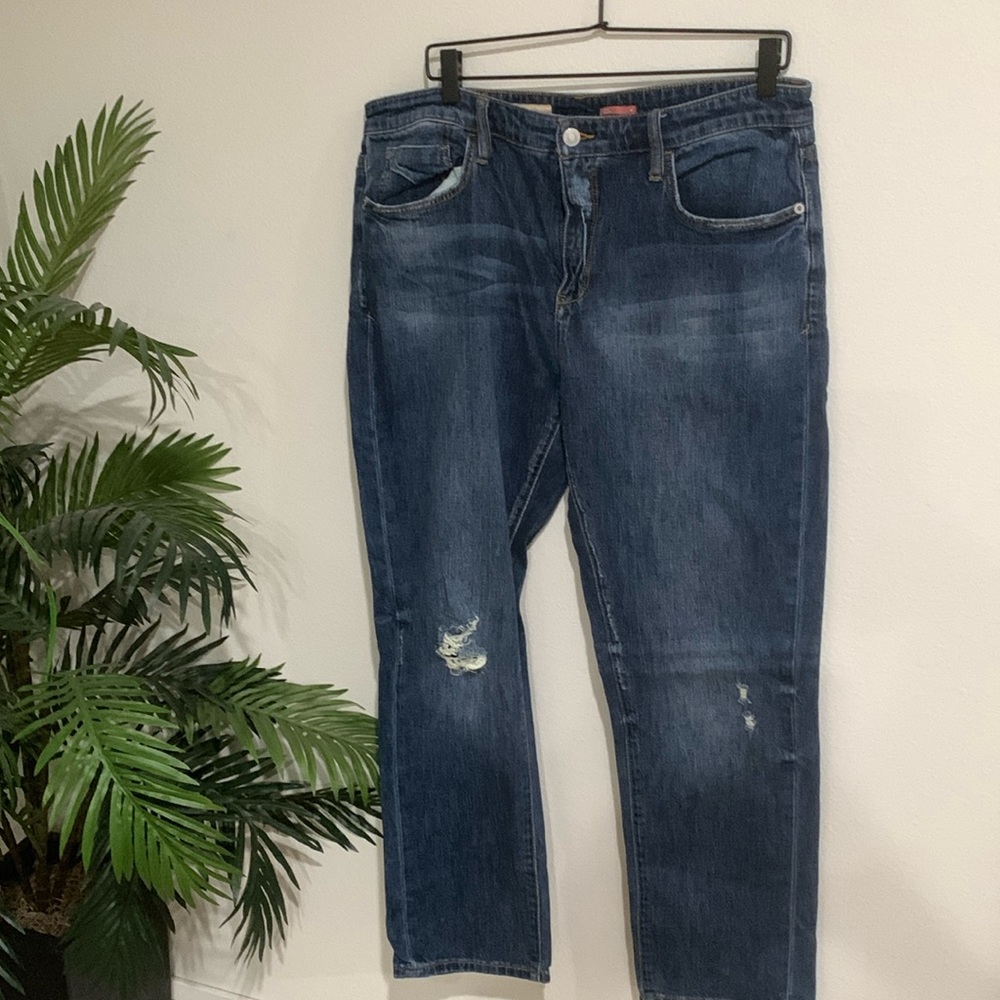 Anthropologie Slim Boyfriend Crop Jean